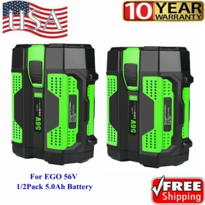 FOR EGO NEW 56V 5.0Ah Battery For Genuine EGO BA5600T BA2240 BA2800T All 56Volt Tool