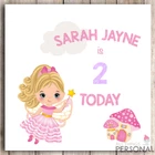 Personalised Birthday Card Daughter Little Princess First 1st 2 3 4 Sister Niece