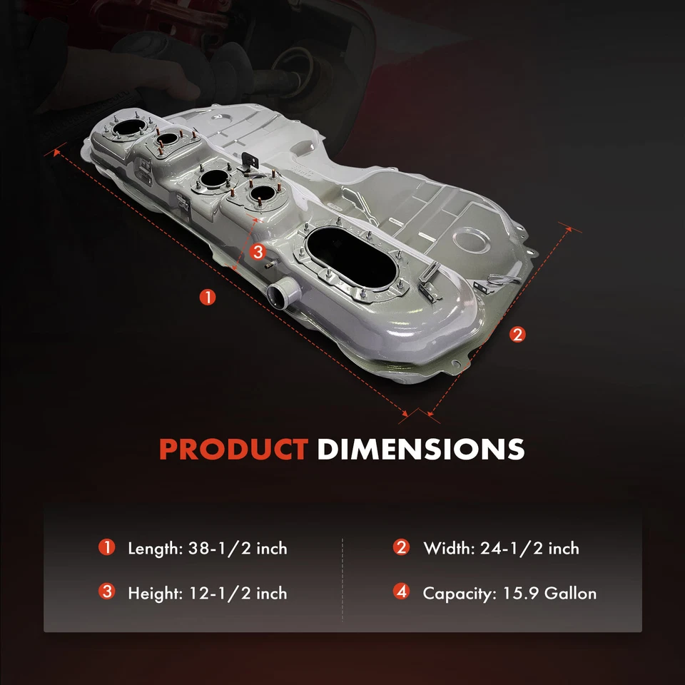 15.9 加仑油箱适用于萨博 9 - 2X 2005 - 2006 斯巴鲁 Forester 1998 - 2003 Impreza — 第 4/4 张图片