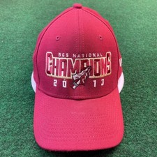 BCS NATIONAL CHAMPIONS 2013 Football Hat Cap Adult M/L Alabama Crimson Tide