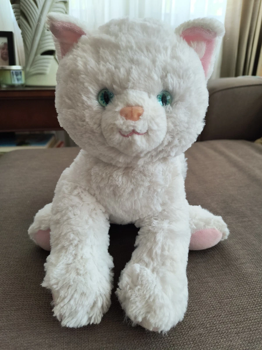 Build a Bear Hello Kitty White Cat BABW Stuffed Animal Plush Toy