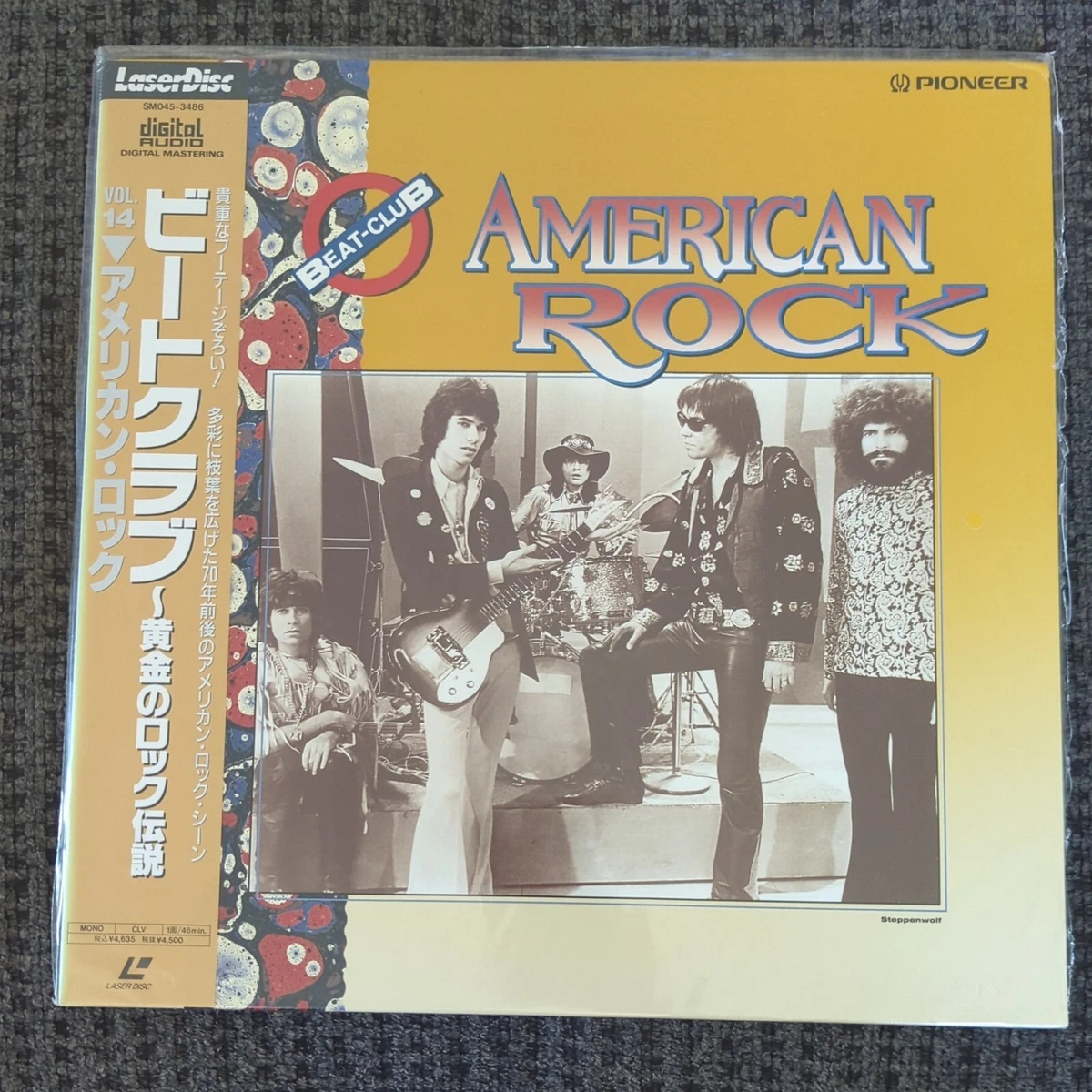 Laserdisc - Beat Club vol.14 American Rock. Japan SM045-3486. W/Obi + Insert.