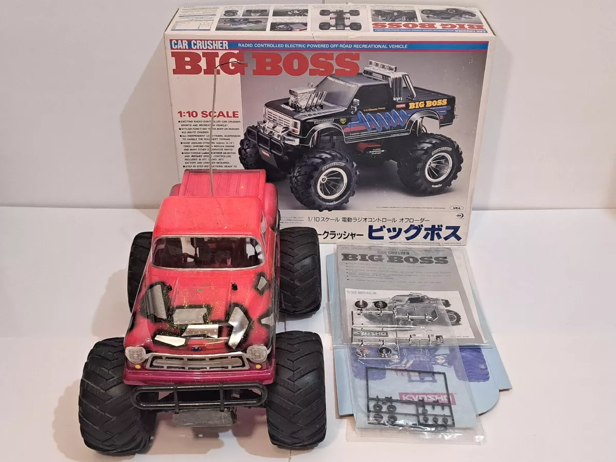 Rare Vintage Kyosho 1 10 Scale R C Big Boss Monster Truck With Box
