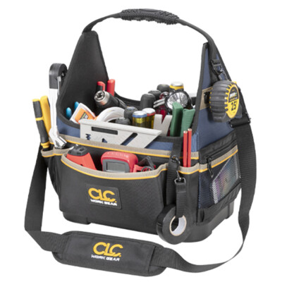 CLC Custom Leathercraft PB1531 13'' Molded Base Electrical/HVAC Tool Carrier Bag