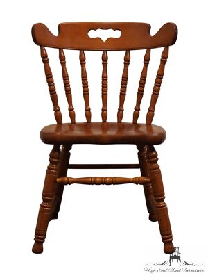 TELL CITY Solid Hard Rock Maple Colonial Style Spindle Back Dining