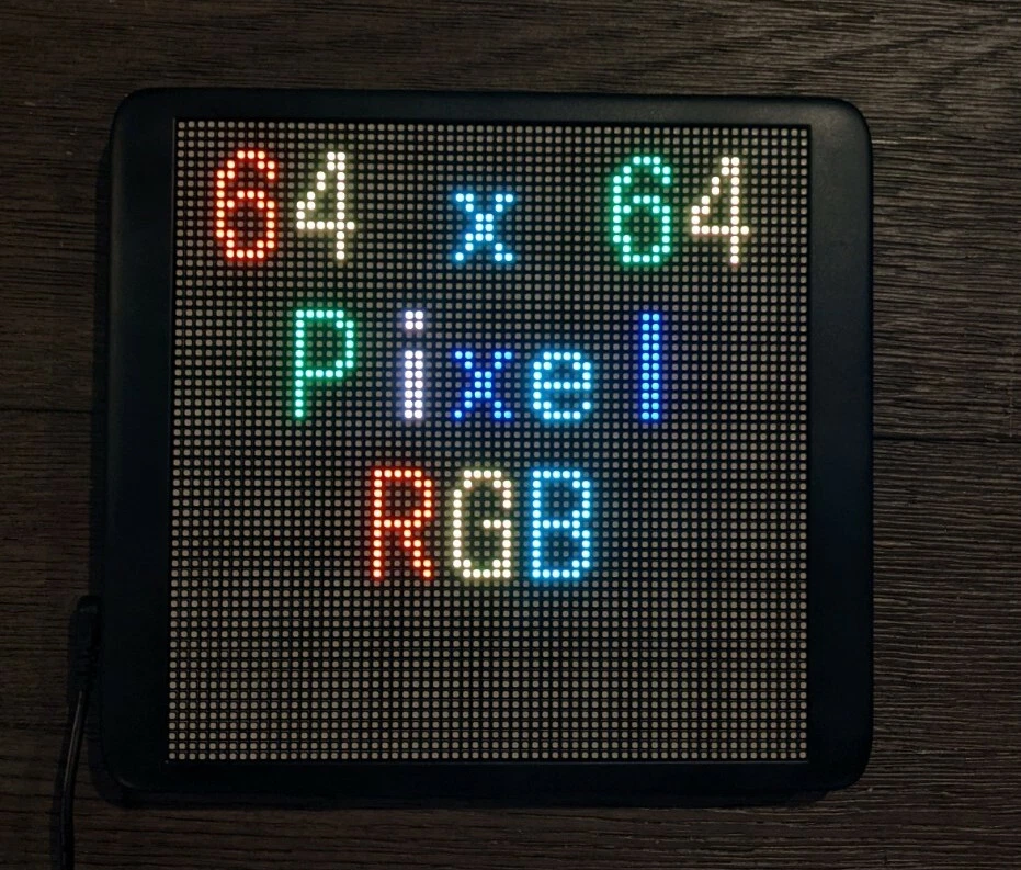 Interactive Pixel Art Digital Photo Frame with 64 x 64 Full RGB LED Display - Image 2 of 4