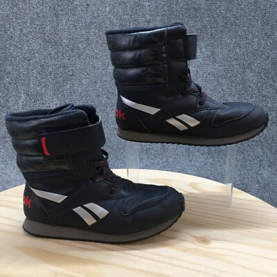Reebok Waterproof Boots Youth 5 CI Snow Jogger Blue Lace Up Round Toe FV1551
