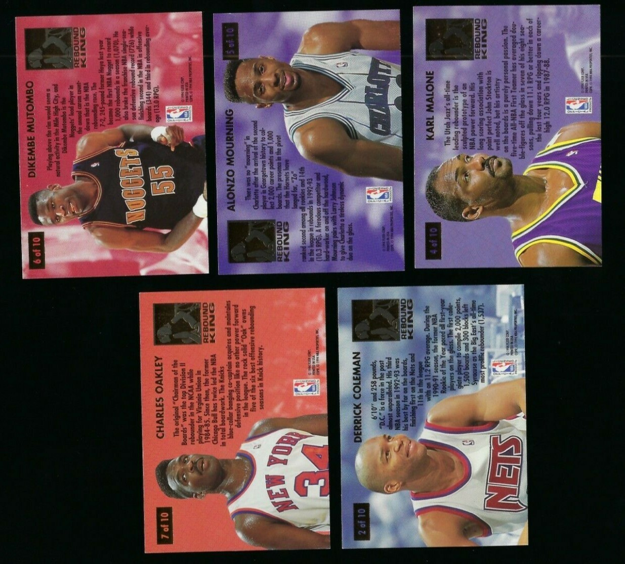 199394 Fleer Ultra Basketball "Rebound King" Complete Set eBay