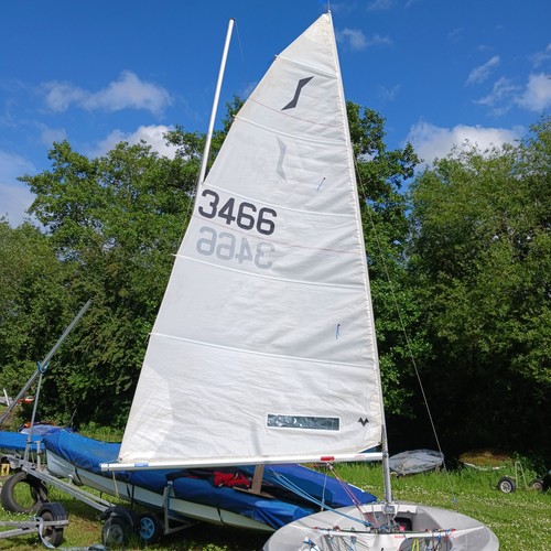 Solo sailing dinghy mainsail eBay