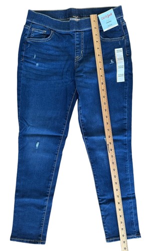 Cat & Jack Youth Girl's Mid-Rise Pull-On Jeggings Size 14 Plus Dark Vintage Blue - Picture 7 of 8
