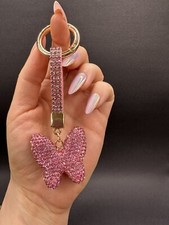 Butterly Rhinestone Keychain