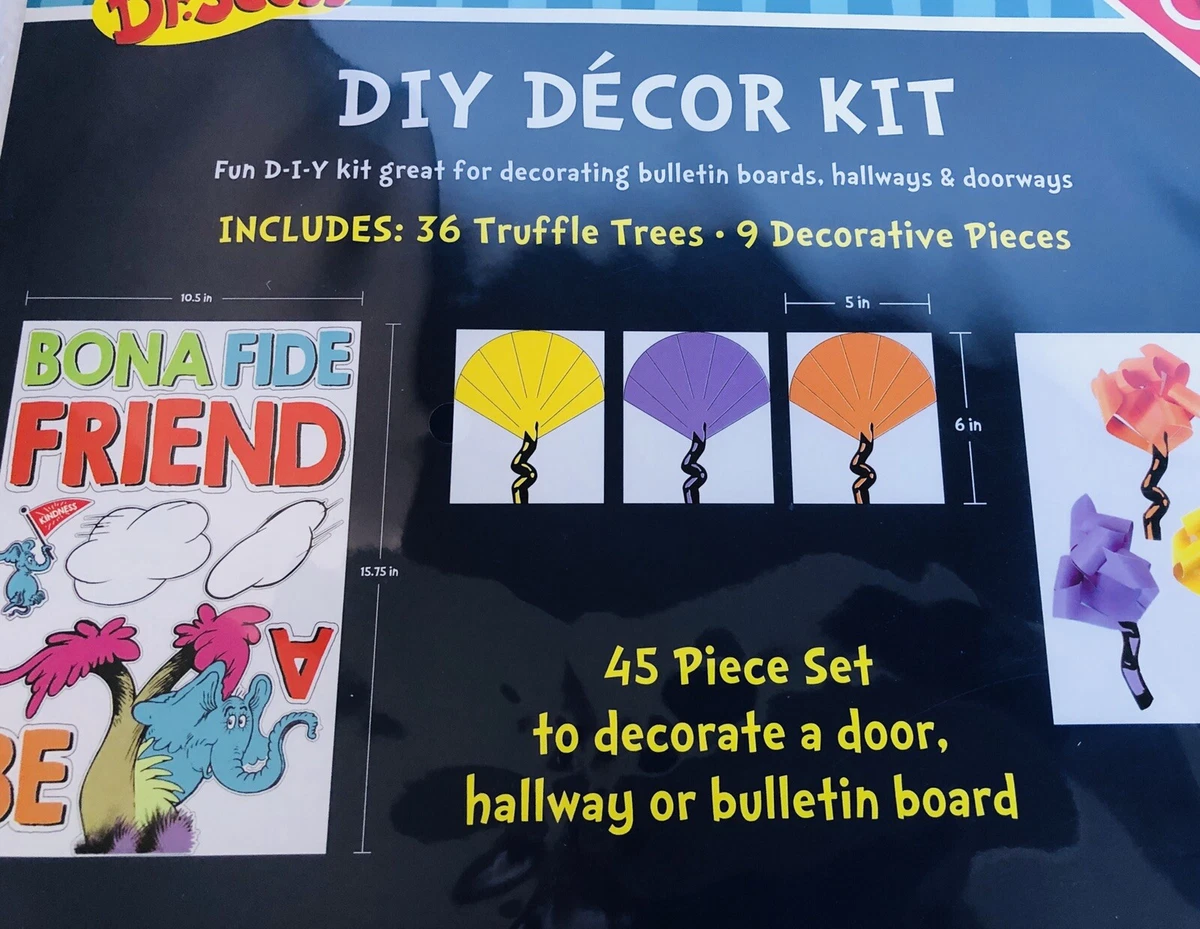 Dr Seuss Decorations Birthdays School Classroom New Lot 2 Sets