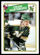 1988-89 Topps #159 Craig Hartsburg Minnesota North Stars Hockey Card