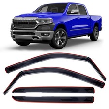 in-Channel Window Rain Guards Fit for Dodge RAM 1500 New Body Style Includes...
