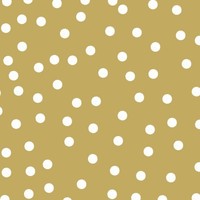 Braun & Company Servietten Motiv White Dots Gold 40 X 40 Cm - 20Er Pack