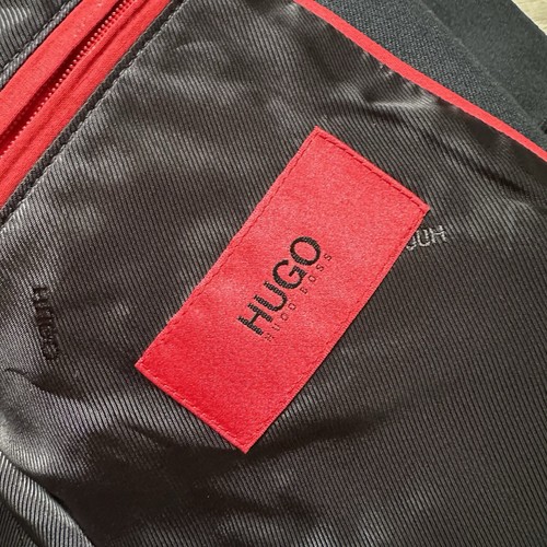 Hugo Hugo Boss Black Coat Men’s Wool Size:46 New - Picture 16 of 19