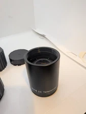 Two M42 T2 Teleconverter 2X Opteka Teleconverter and Spiraltone TelXtender