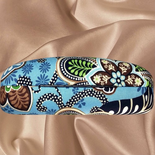 VERA BRADLEY Blue Bali Lagoon Clamshell Hard Eyeglass/Sunglass Case NEW 12.99 - Picture 4 of 8