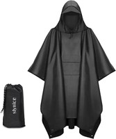 Regenponcho Damen Herren Camping Wandern Regenjacke Outdoor