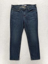 Carhartt Jeans Womens 16 Short Rugged Flex Slim Fit Work Dark Wash Blue Denim