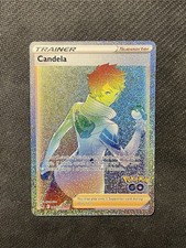 Pokemon Candela 083/078 Arcobaleno Segreto Raro Pokemon GO Allenatore Full Art quasi nuovo