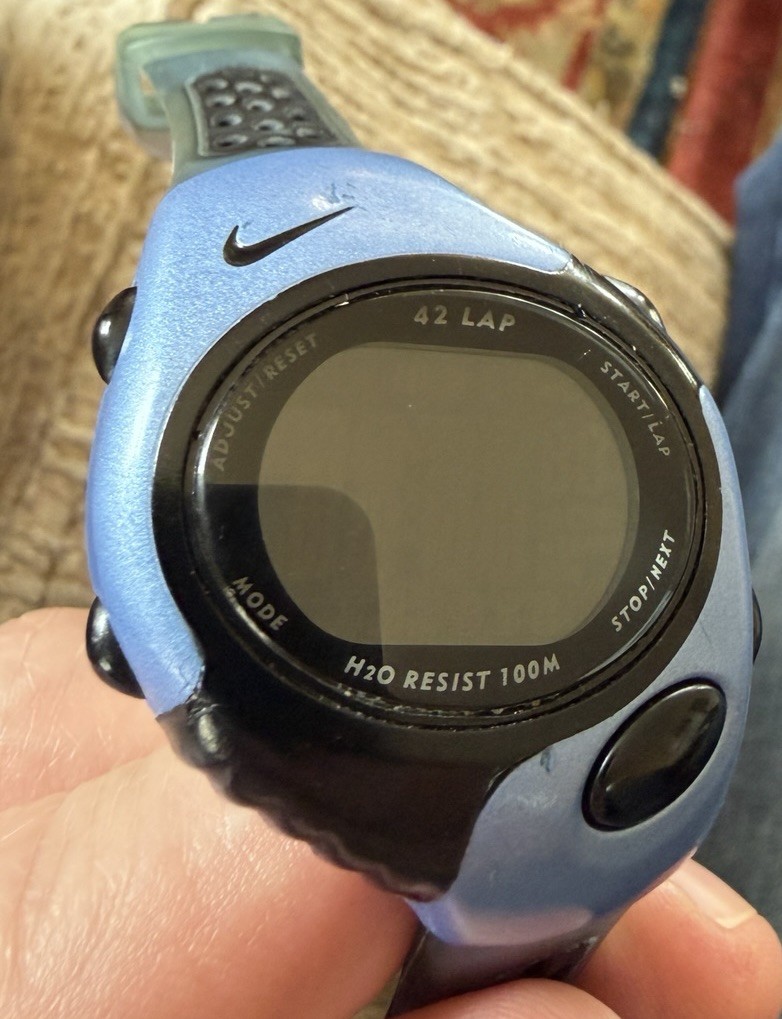 Nike Women's Digital Sports Watch WG43-0010 Needs Battery H2O