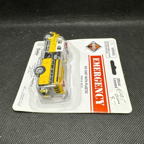 Boley International 4024-78 Die Cast With Plastic Yellow Fire Truck NOS - Picture 6 of 8