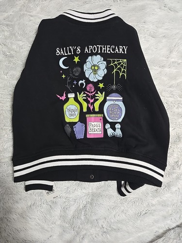 Girls Sally Apothecary Varsity Jacket Nightmare Before Christmas Size S 6/7 NWT - Picture 7 of 8