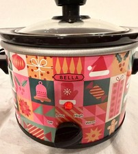 Bella 1.5 Qt Slow Cooker Mini Crock Pot Chris...