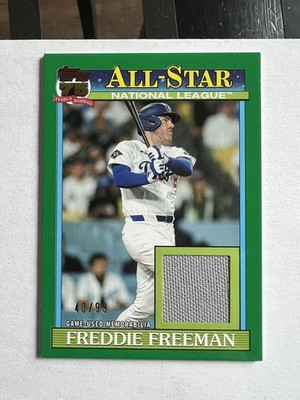 Freddie Freeman 2026 Topps Series 2 1991 All-Star Game Used Green /99 Relic MLB