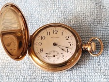 1901 Waltham Seaside Model 1891, 14K gold filled Pocket Watch, 15 jewels