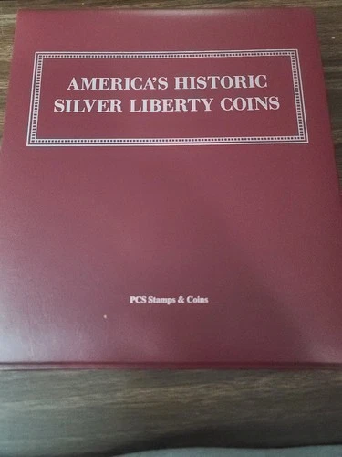 PCS Historic Liberty Coins Album 13 coins Complete With Half Dime Included