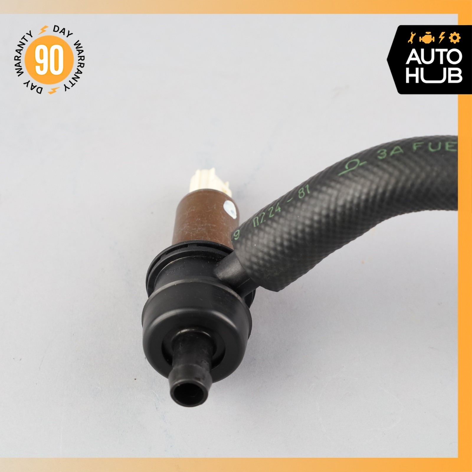 00-04 Aston Martin DB7 Fuel EVAP Charcoal Canister Hose Line w/ Valve OEM