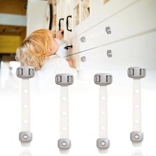 Fridge Locks,Refrigerator Door Lock,Child Proof Safety Cabinet Lock with Strong