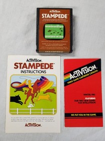 Stampede for  Atari 2600 Complete In Box CIB Tested 
