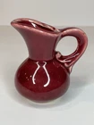 Vintage SHAWNEE Miniature Dark Red Pitcher EUC