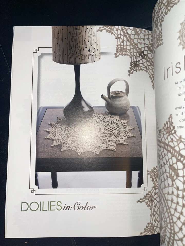NEW DOILIES IN COLOR 9 BEAUTIFUL DESIGNS ANNIE'S ATTIC CROCHET PATTERN BOOK - Image 4 of 4