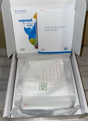 AT&T Cisco 3G MicroCell Wireless Cell Signal Booster New In Box