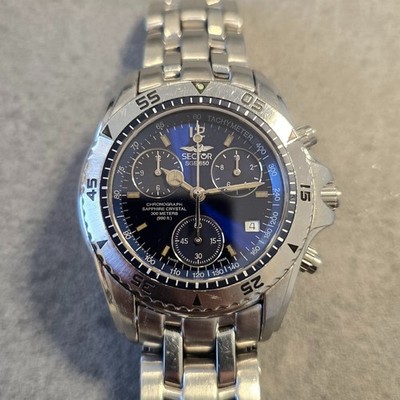 Sector Uhr SGE 650 Chronograph 2651964015C Quarz 300M 38mm ETA 251.262