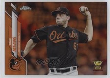 2020 Topps Chrome Orange Refractor 2/25 John Means #121 sy5