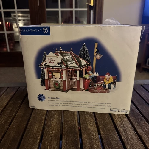 Dept 56 The Cocoa Stop The Original Snow Village 55096 Limited Edition In Box - Picture 6 of 18