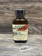 Duke Cannon Big Bourbon Beard Oil Oak Barrel Scent Buffalo Trace 3 oz