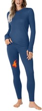 Long Johns for Women Thermal Underwear Fleece Lined Leggings Fall Outfits Paj...