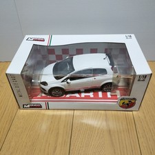 MONDOMOTORS 1/18 GRANDE PUNTO ABARTH Grande Punto Abarth White Minicar
