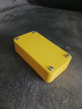 Yellow plastic Enclosure .Box.Hobby. Project. Electronics.Led.Circuit.Colour.