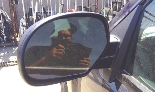 09 10 2011 12-14 GMC Sierra 2500 Driver LH Side View Mirror in Black | OPT DL3
