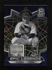 2021 Panini Spectra Epic Legends Materials Splatter Prizm /8 Elston Howard 2u3