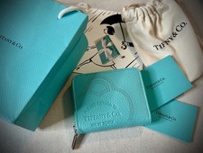 Authentic Tiffany & Co. RTT Return to Tiffany Blue Leather Small Zip Wallet New