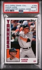 2017 Topps Transcendent VIP Party Aaron Judge 1984 /87 PSA 8