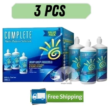 3 Bottles Complete MULTI-PURPOSE SOLUTION Easy Rub Formula 12 fl oz - (360ml)